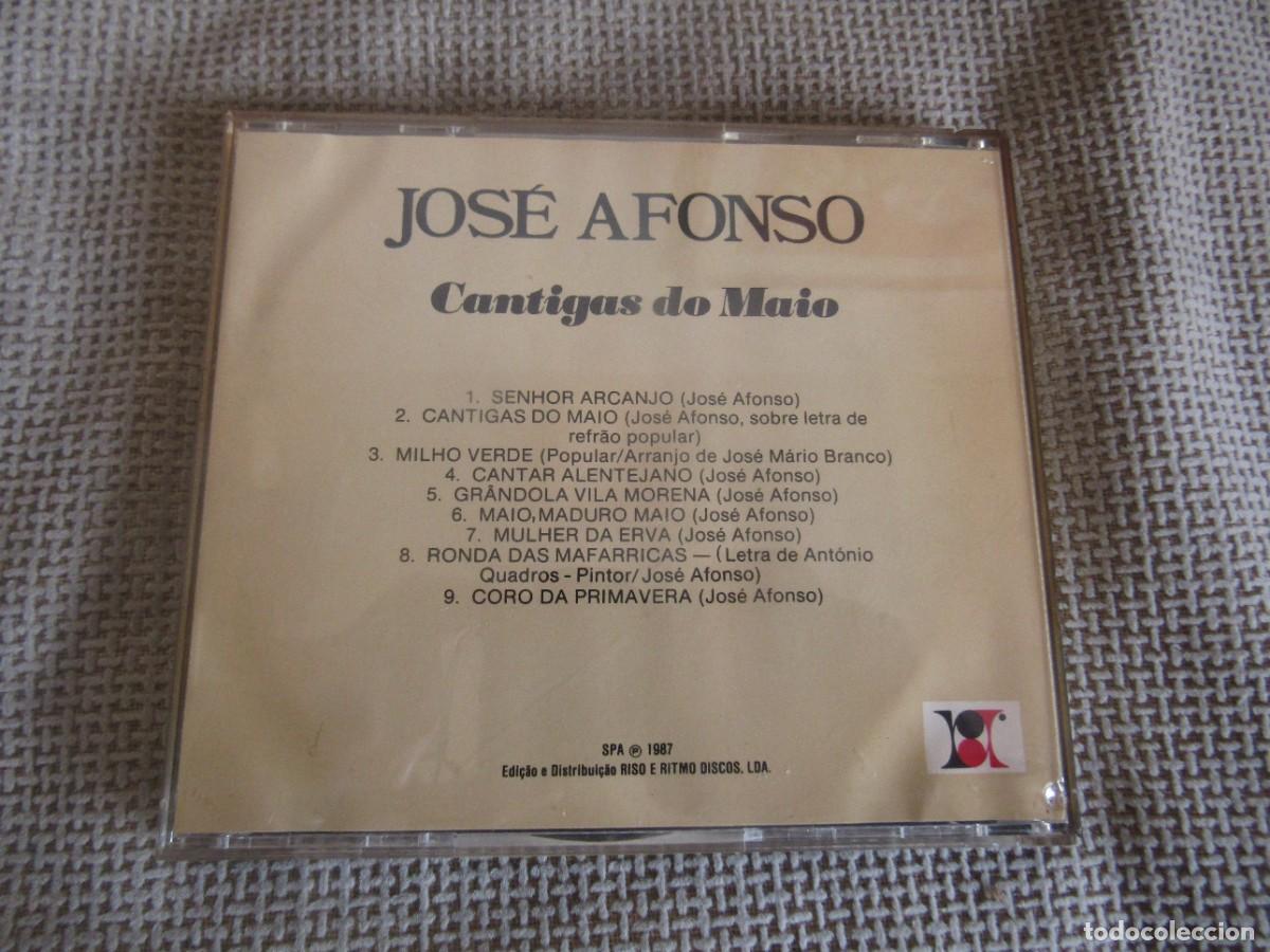 CDs de m&uacute;sica: Jos&eacute; Afonso - Cantigas do Maio - CD 1987 - Foto 2