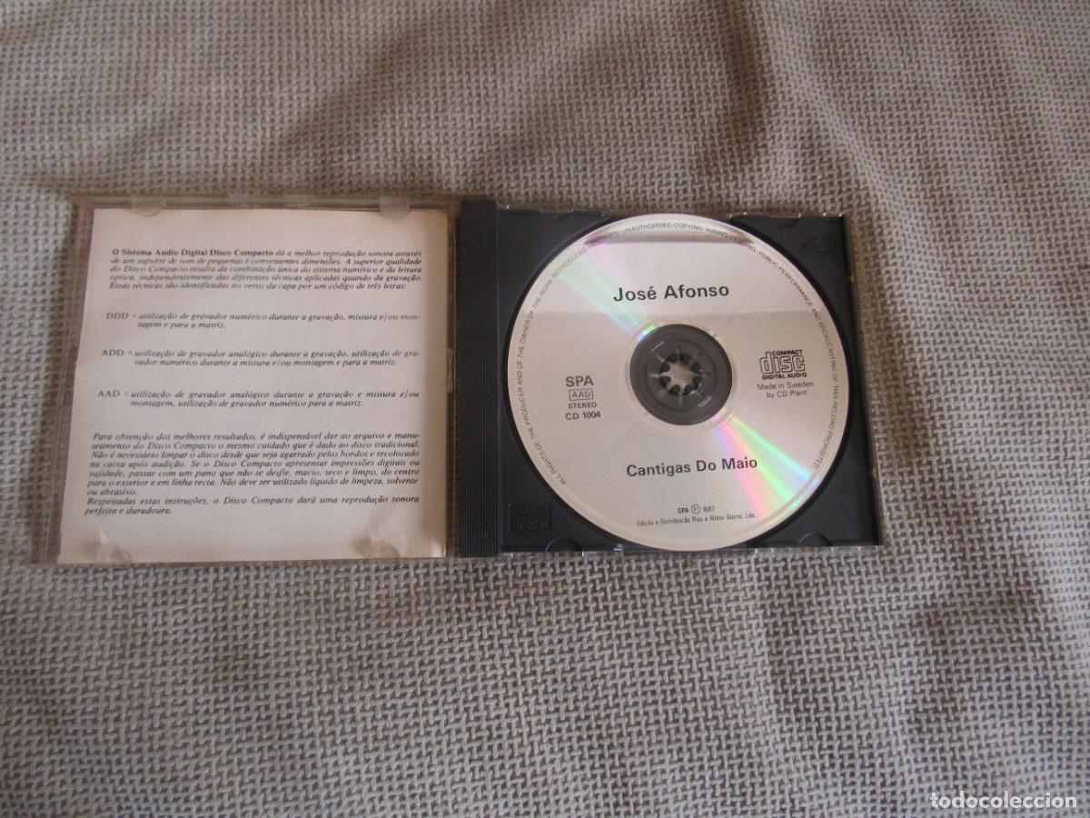 CDs de m&uacute;sica: Jos&eacute; Afonso - Cantigas do Maio - CD 1987 - Foto 3