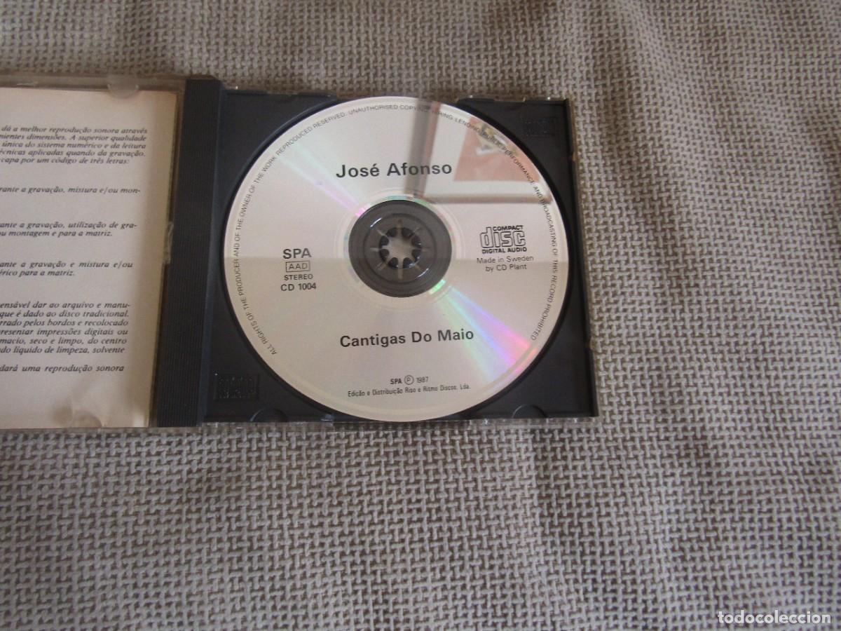 CDs de m&uacute;sica: Jos&eacute; Afonso - Cantigas do Maio - CD 1987 - Foto 5