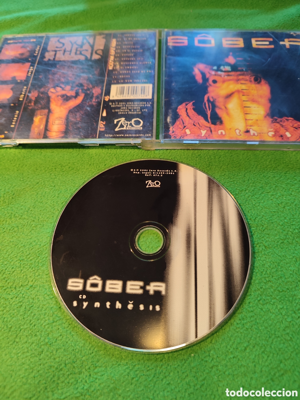 CDs de m&uacute;sica: Sober - Synthesis edici&oacute;n 2001 - Foto 2