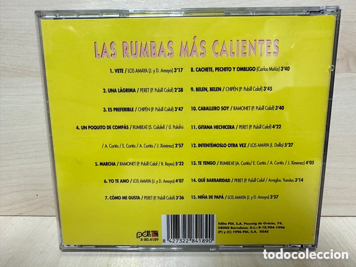 CDs de m&uacute;sica: Las Rumbas Mas Calientes (CD, Comp) - Foto 2