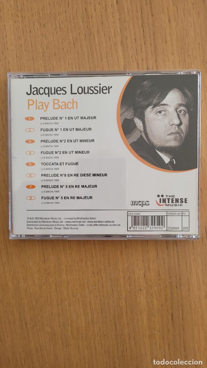 CDs de m&uacute;sica: Jacques Loussier PLAY BACH Versions Originales Studio - Foto 2