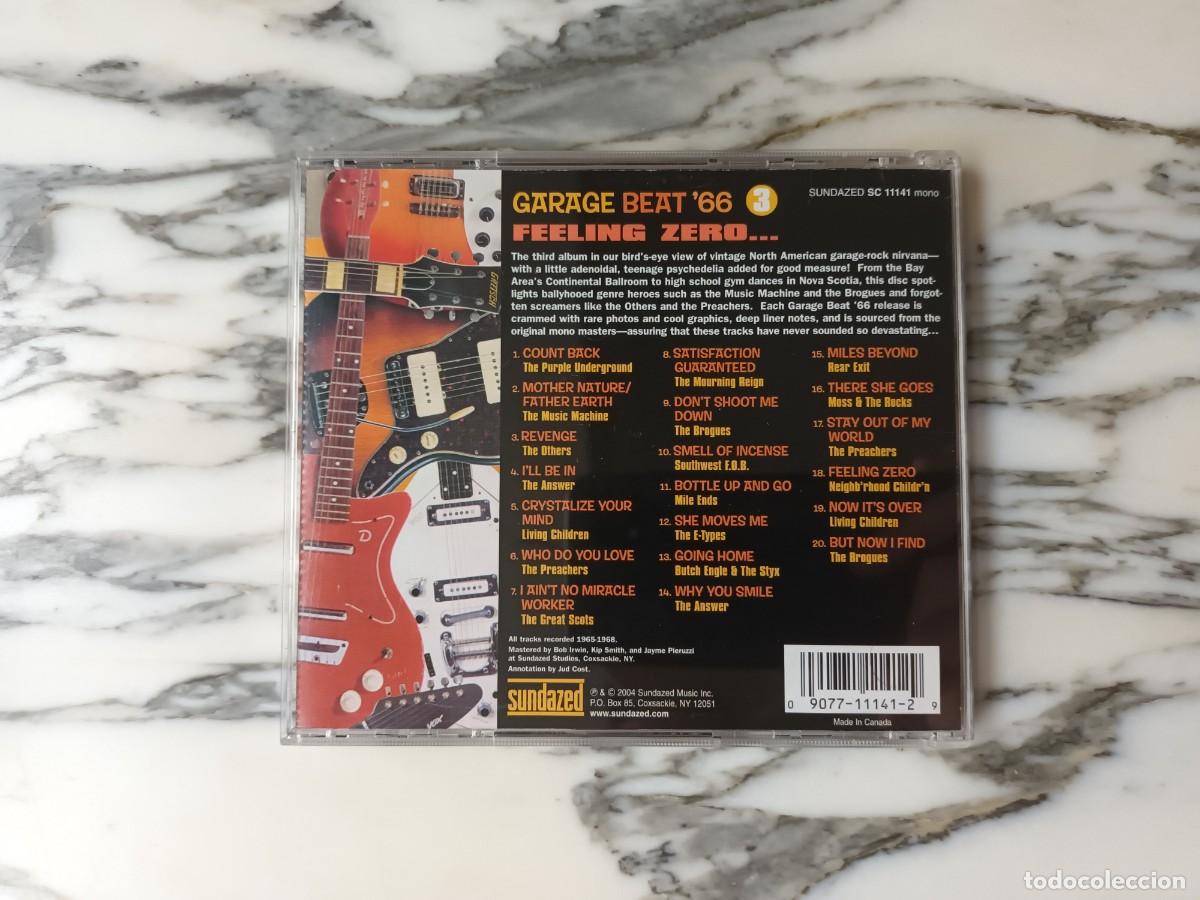 CDs de m&uacute;sica: GARAJE BEAT 66 3 - FEELING ZERO... - CD - SUNDAZED - Foto 3