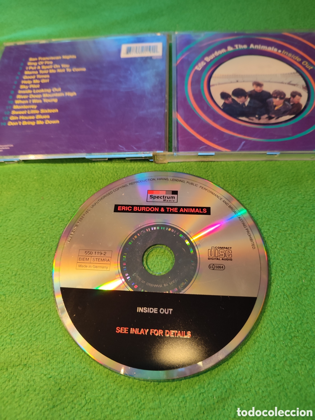 CDs de m&uacute;sica: Eric Burdon & The Animals - Inside out - Foto 2