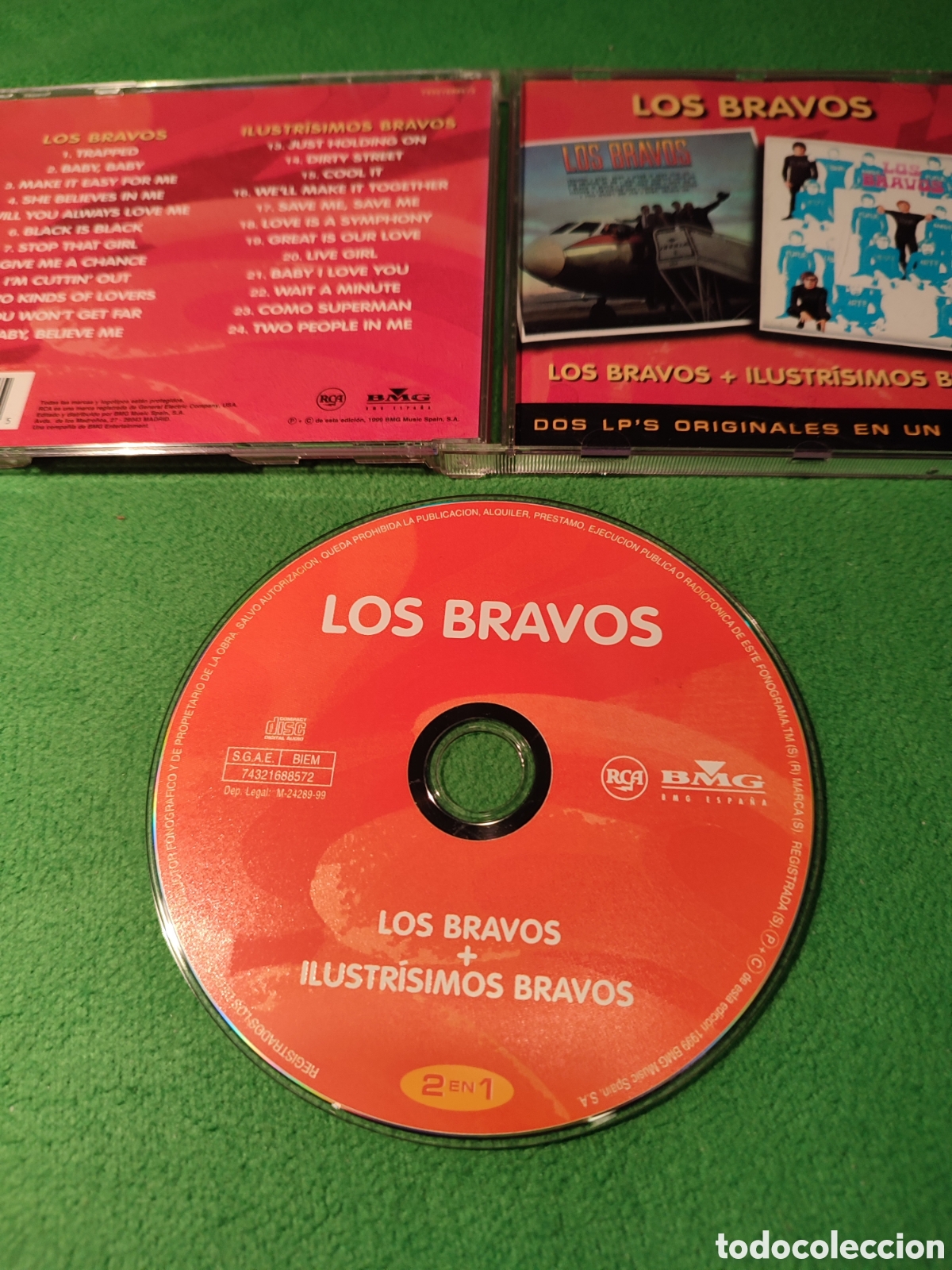 CDs de m&uacute;sica: Los Bravos - Same+ Ilustr&iacute;simos Bravos - Foto 2