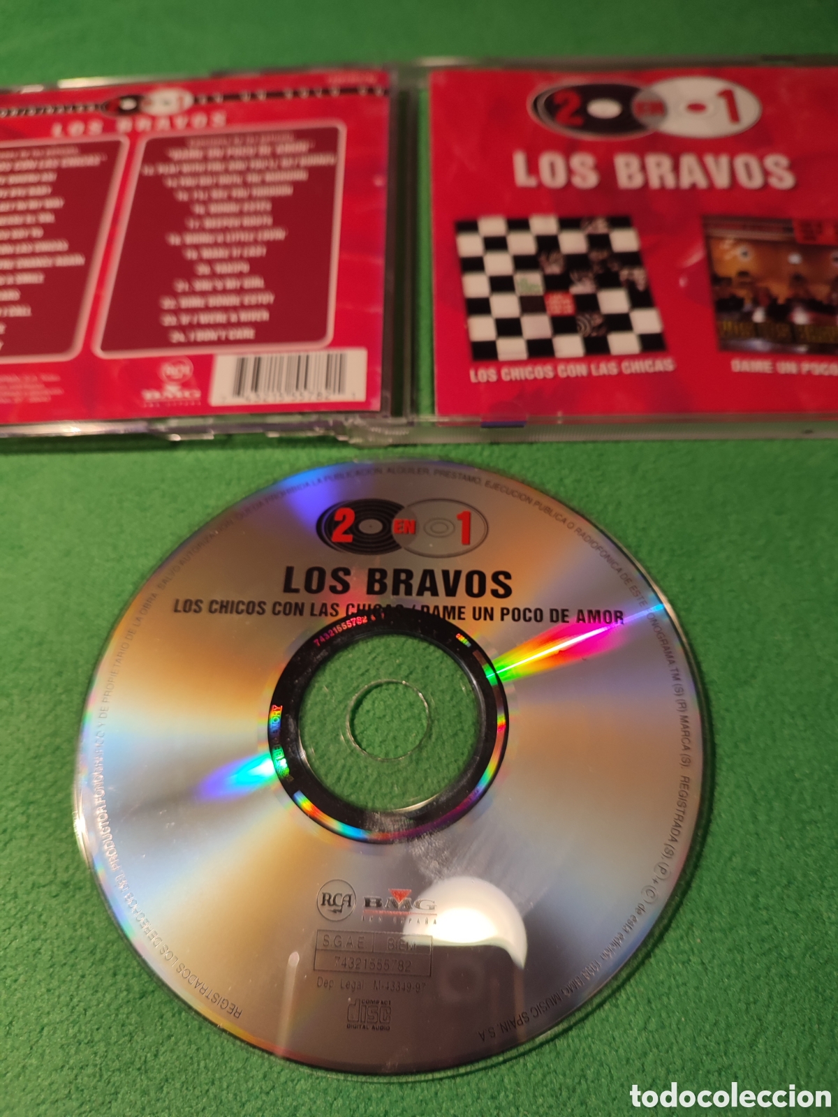 CDs de m&uacute;sica: Los Bravos - Los chicos con ..+ Dame un poco .. - Foto 2