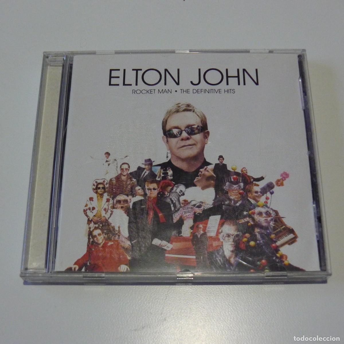 CDs de m&uacute;sica: ELTON JOHN - ROCKET MAN - THE DEFINITIVE HITS CD - Foto 1