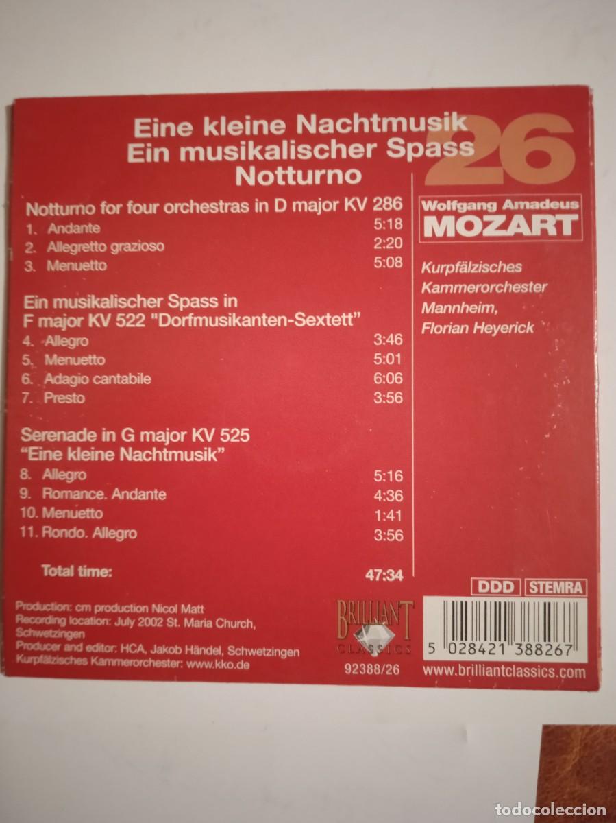 CDs de m&uacute;sica: CD MOZARD SINFONIAS - Foto 2