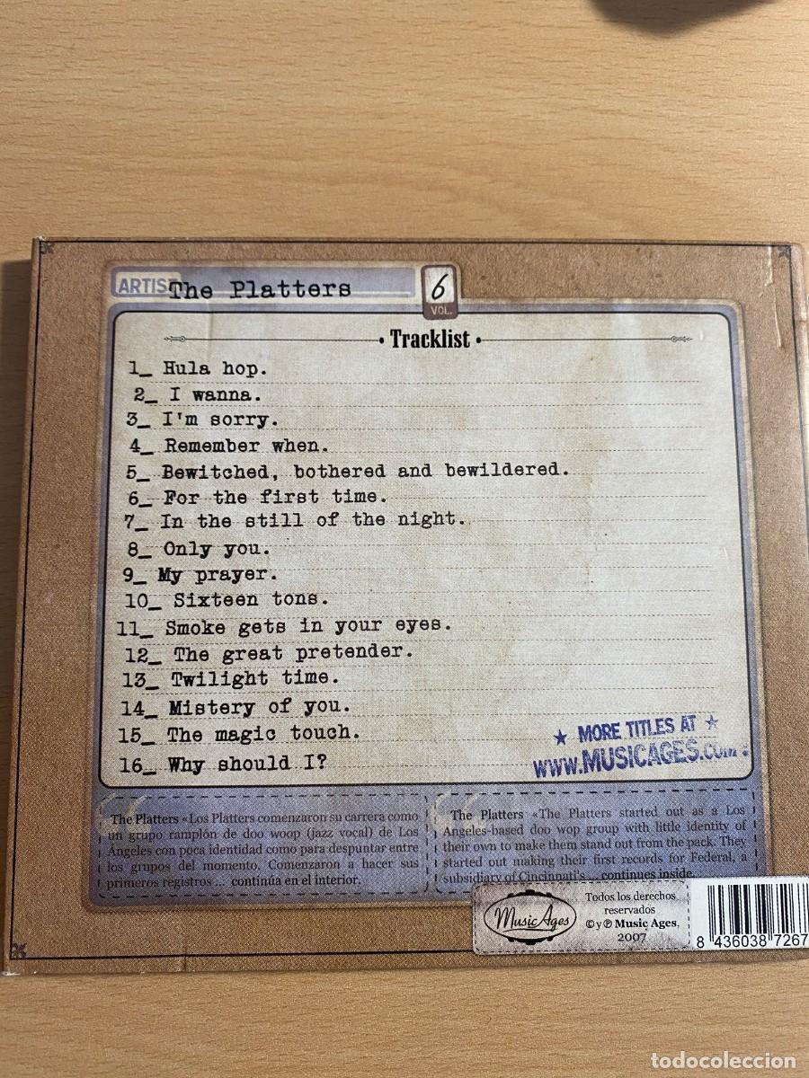 CDs de m&uacute;sica: THE PLATTERS MUSIC AGE POP CD DIGIPACK - Foto 2