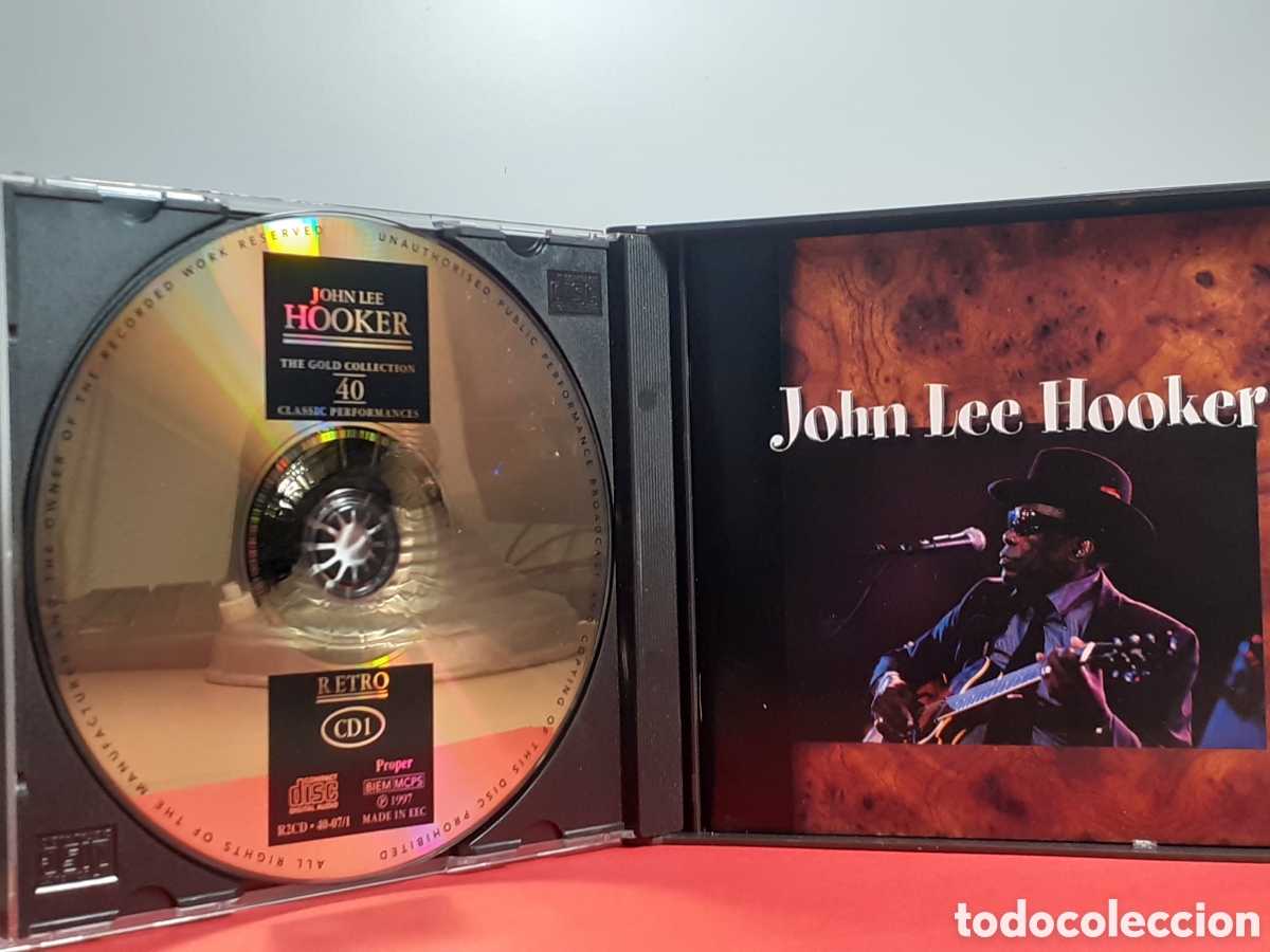 CDs de m&uacute;sica: JOHN LEE HOOKER - DOBLE CD GOLD COLLECTION - Foto 2