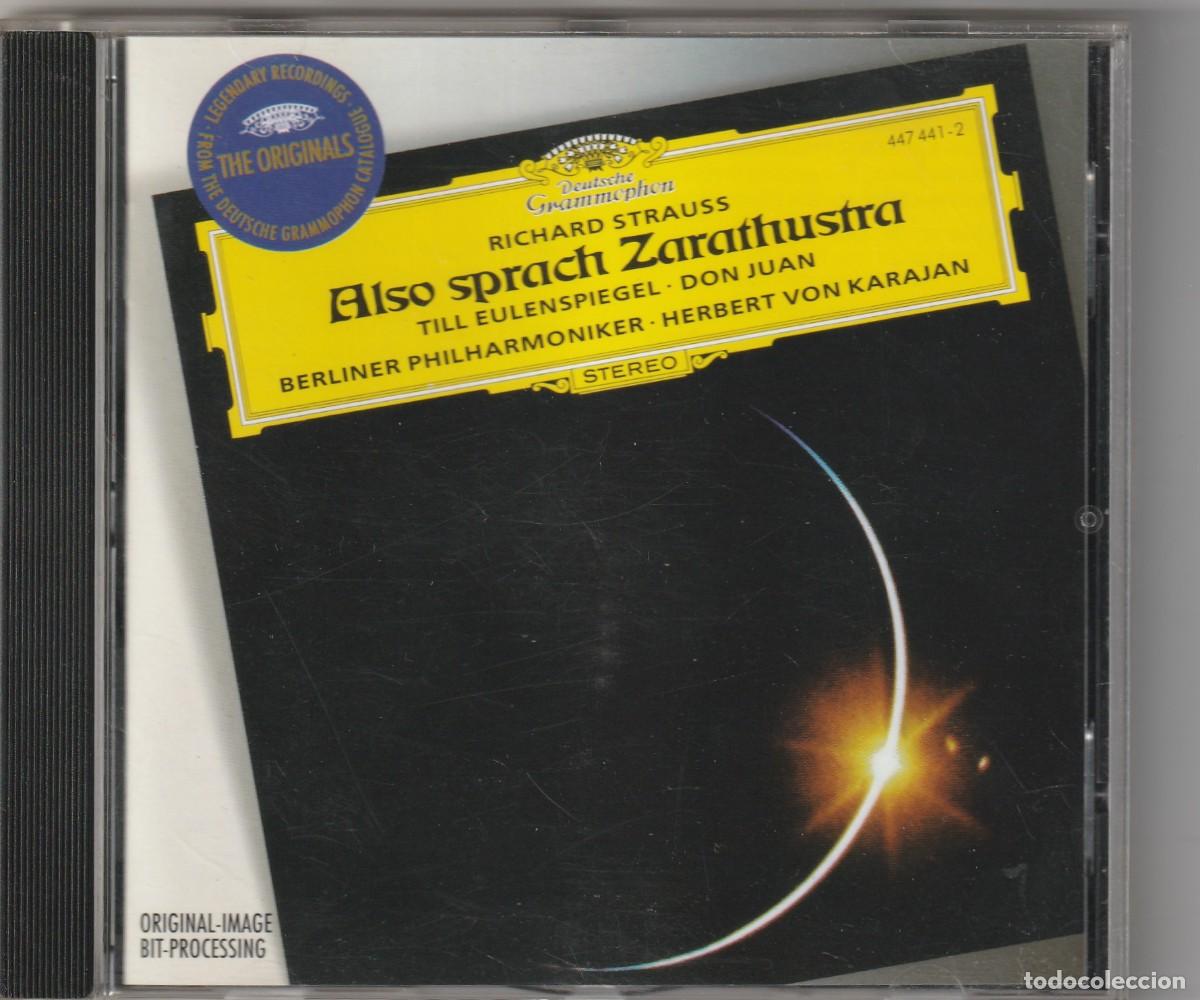 CDs de m&uacute;sica: STRAUSS - ALSO SPRACH ZARATHUSTRA (CD DGG) KARAJAN - Foto 1