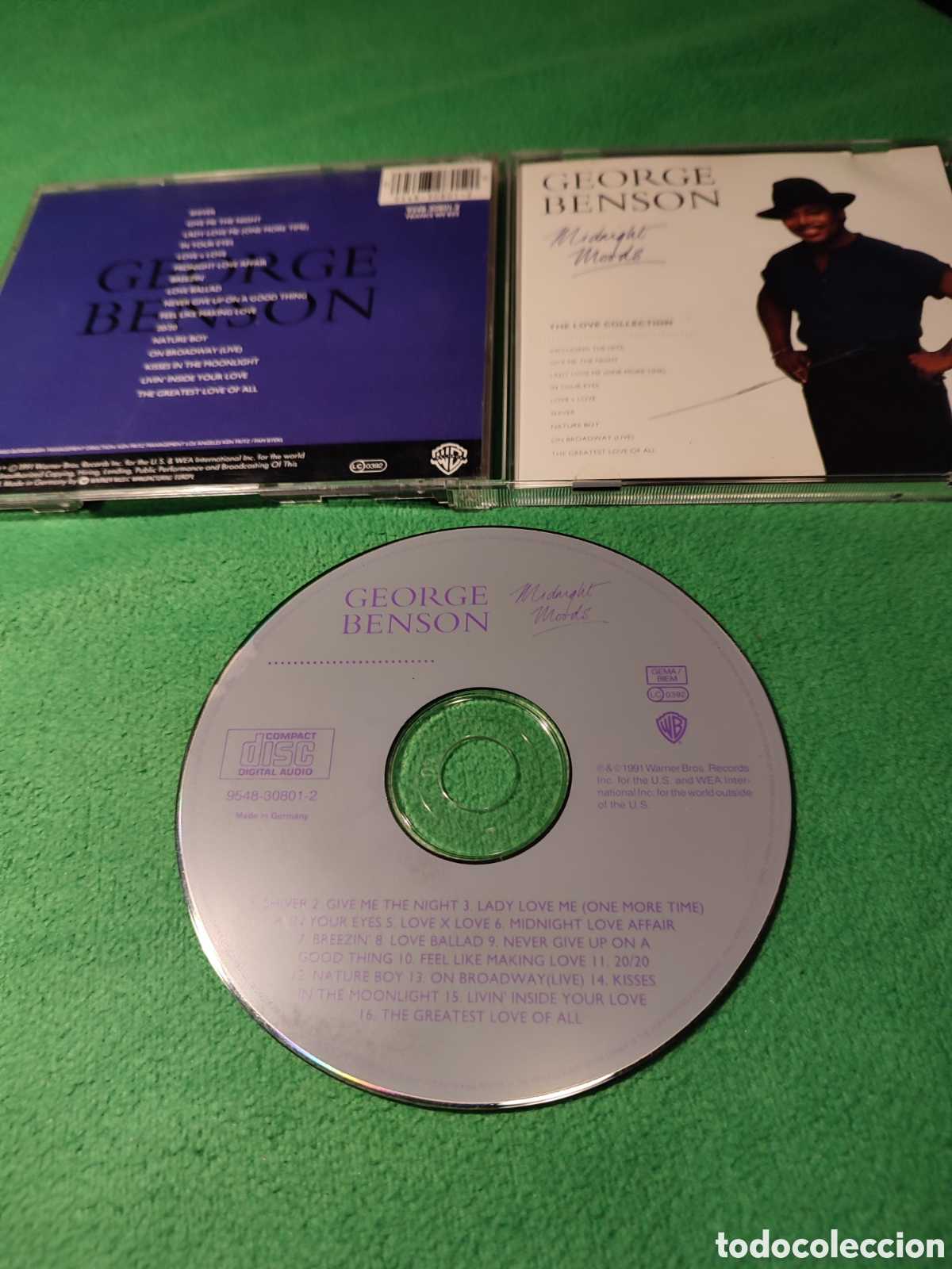 CDs de m&uacute;sica: George Benson - Midnight Moods - Foto 2