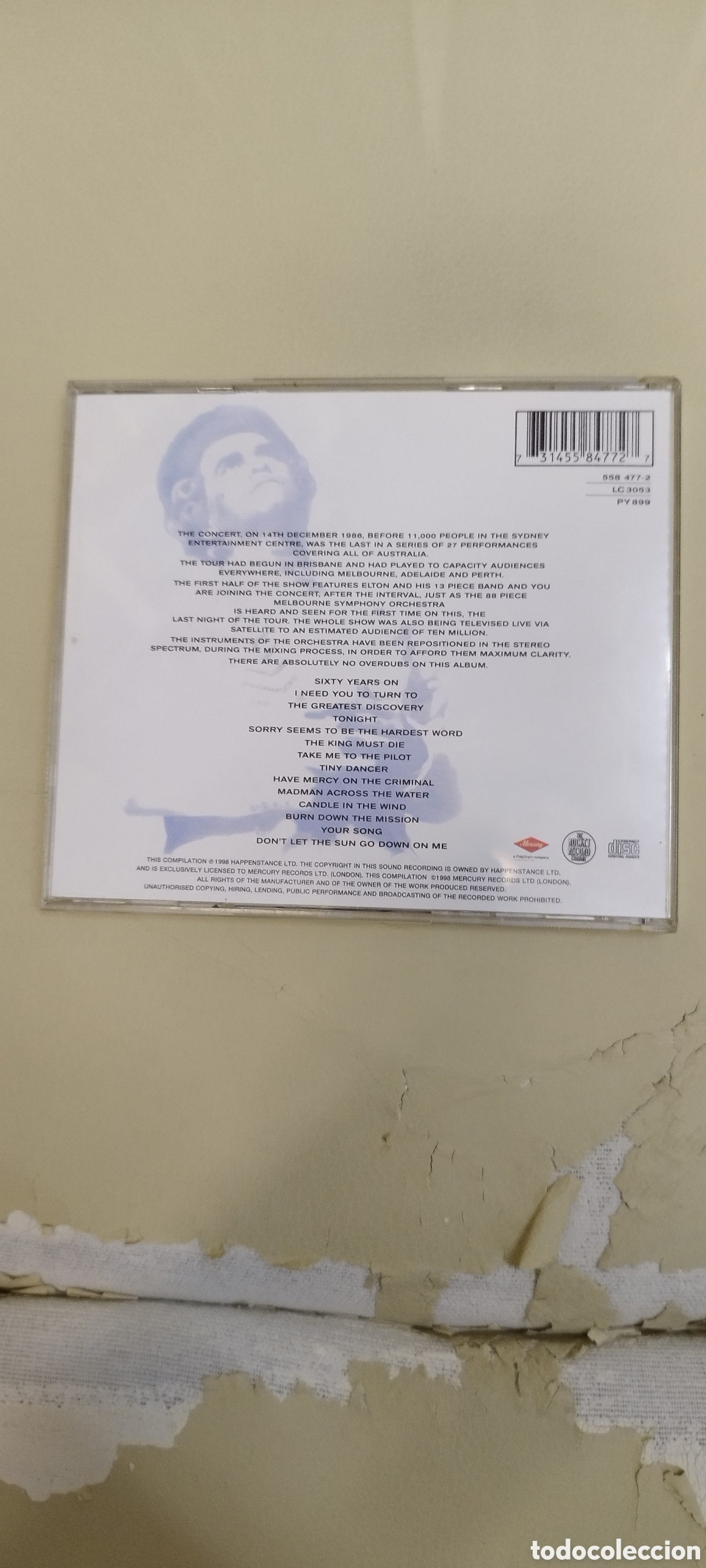CDs de m&uacute;sica: Elton John Live in Australia - Foto 2