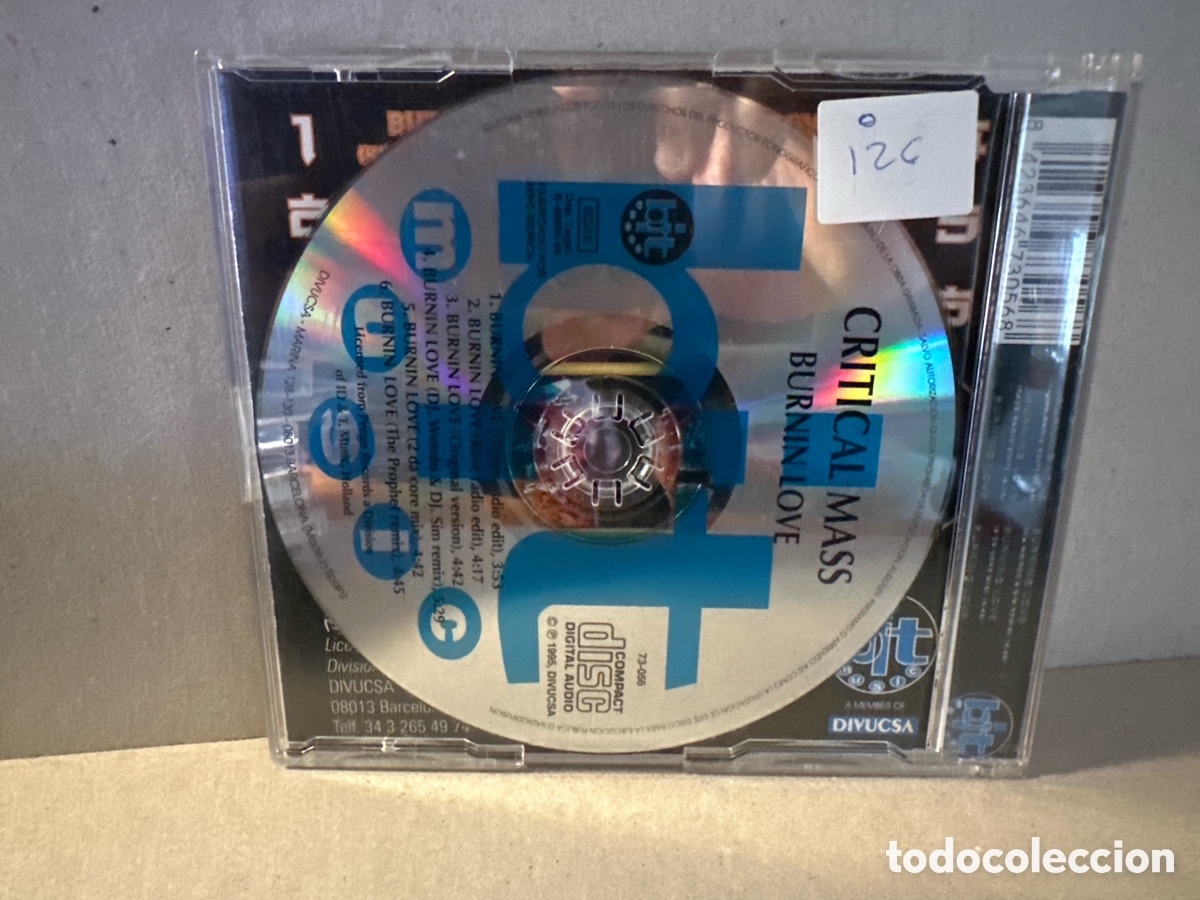 CDs de m&uacute;sica: Critical Mass - Burnin Love (CD, Maxi) - Foto 2