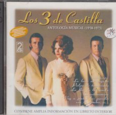 CDs de Música: LOS 3 DE CASTILLA DOBLE CD ANTOLOGÍA MUSICAL (1958-1975) 2000 RAMA-LAMA