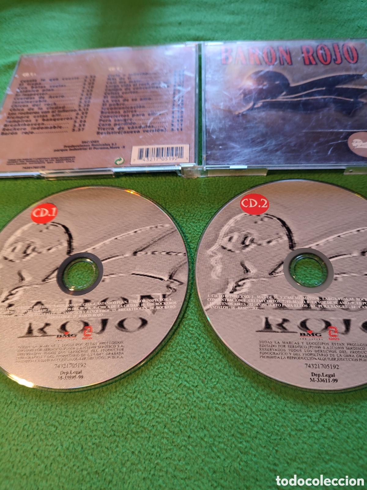 CDs de m&uacute;sica: Bar&oacute;n Rojo - Cueste lo que cueste 2 cds - Foto 2