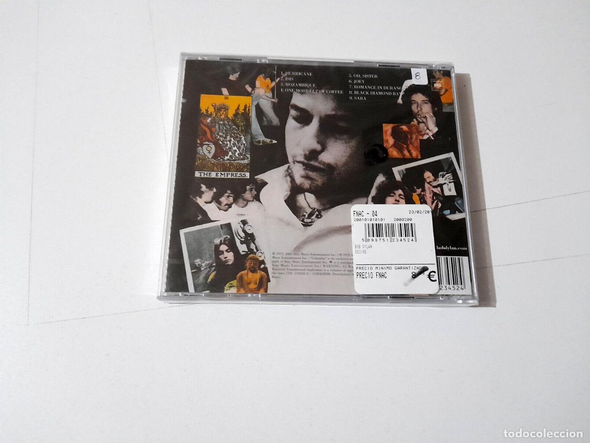 CDs de m&uacute;sica: BOB DYLAN &rdquo;DESIRE&rdquo; CD 9 TRACKS PRECINTADO SEALED - Foto 2