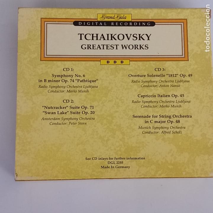CDs de m&uacute;sica: Tchaikovsky Greatest Works x3 cd box - Foto 3