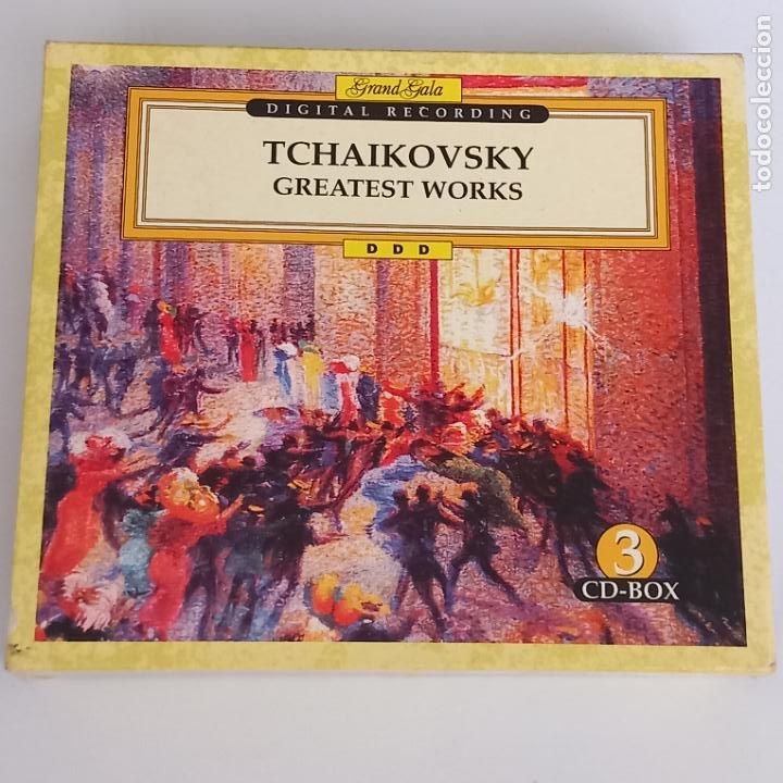 CDs de m&uacute;sica: Tchaikovsky Greatest Works x3 cd box - Foto 1