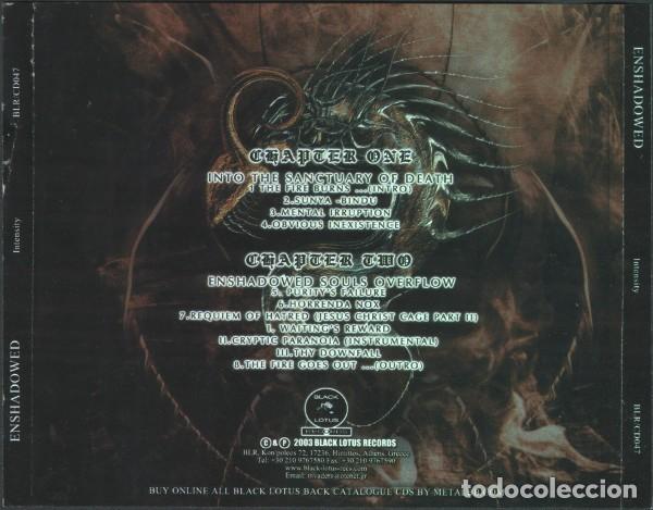 CDs de m&uacute;sica: Enshadowed &ndash; Intensity - CD - Foto 2