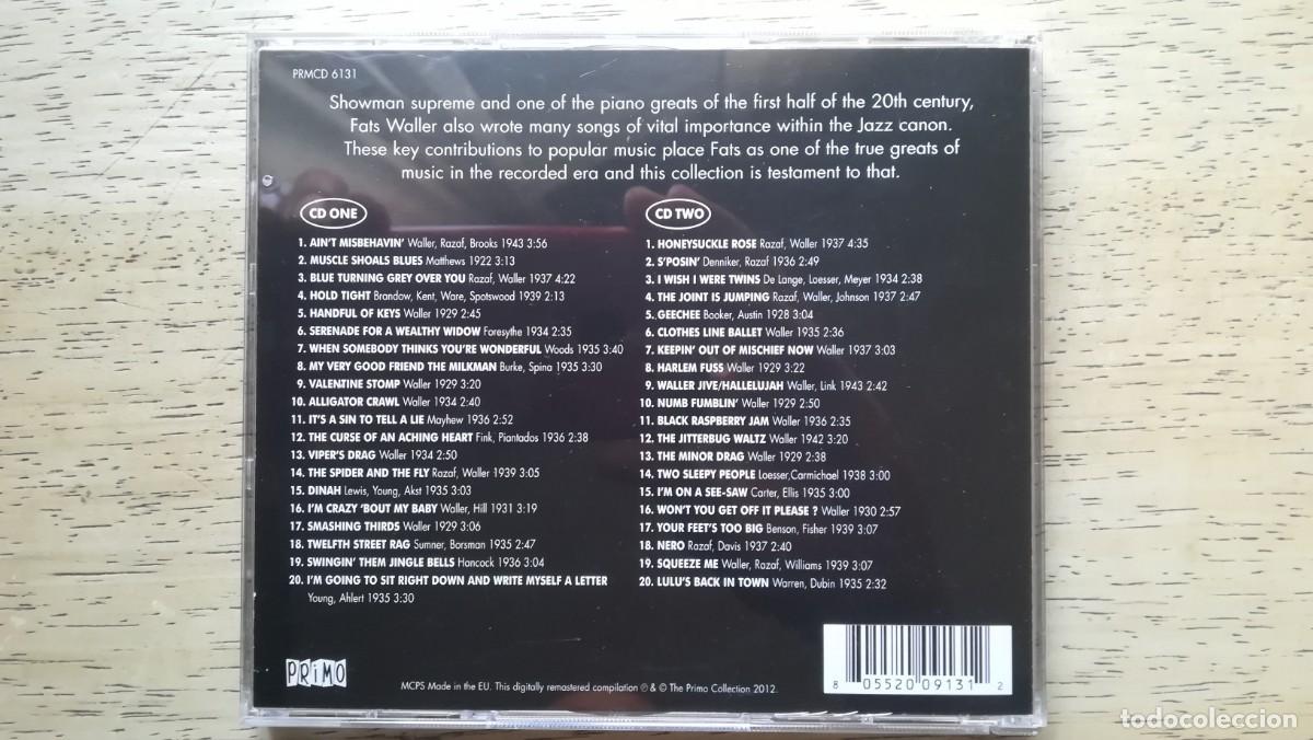 CDs de m&uacute;sica: Fats Waller. The essential recordings. Doble CD - Foto 2