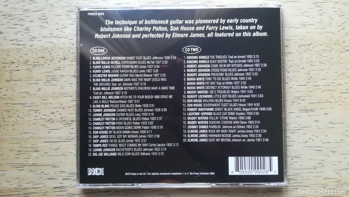 CDs de m&uacute;sica: Bottleneck Blues Wizards. Various artists. Doble CD - Foto 2