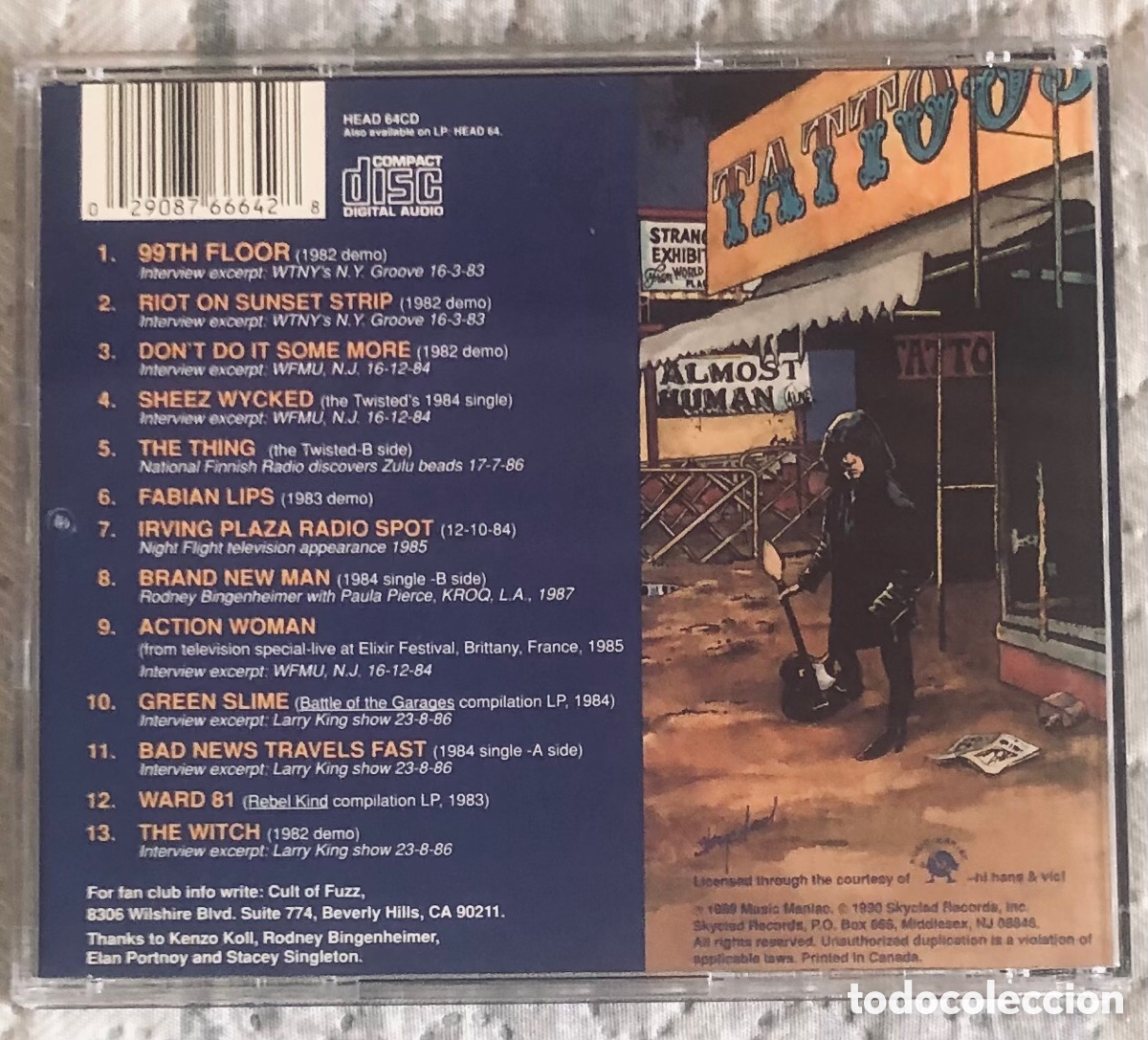 CDs de m&uacute;sica: Fuzztones: Creatures That Time Forgot - Foto 4