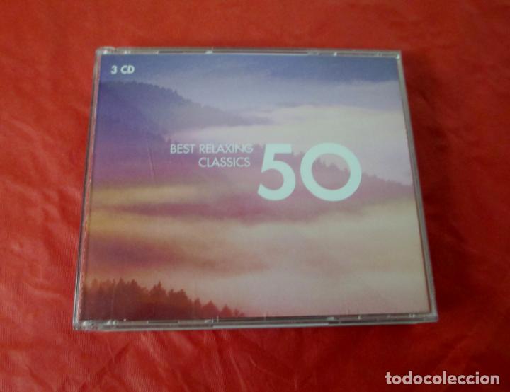 CDs de M&uacute;sica: BEST RELAXING CLASSICS 50 - 3 CDs - EMI 2010 EU 4 57547 2 - 3 COMPACT DISC - COMO NUEVO