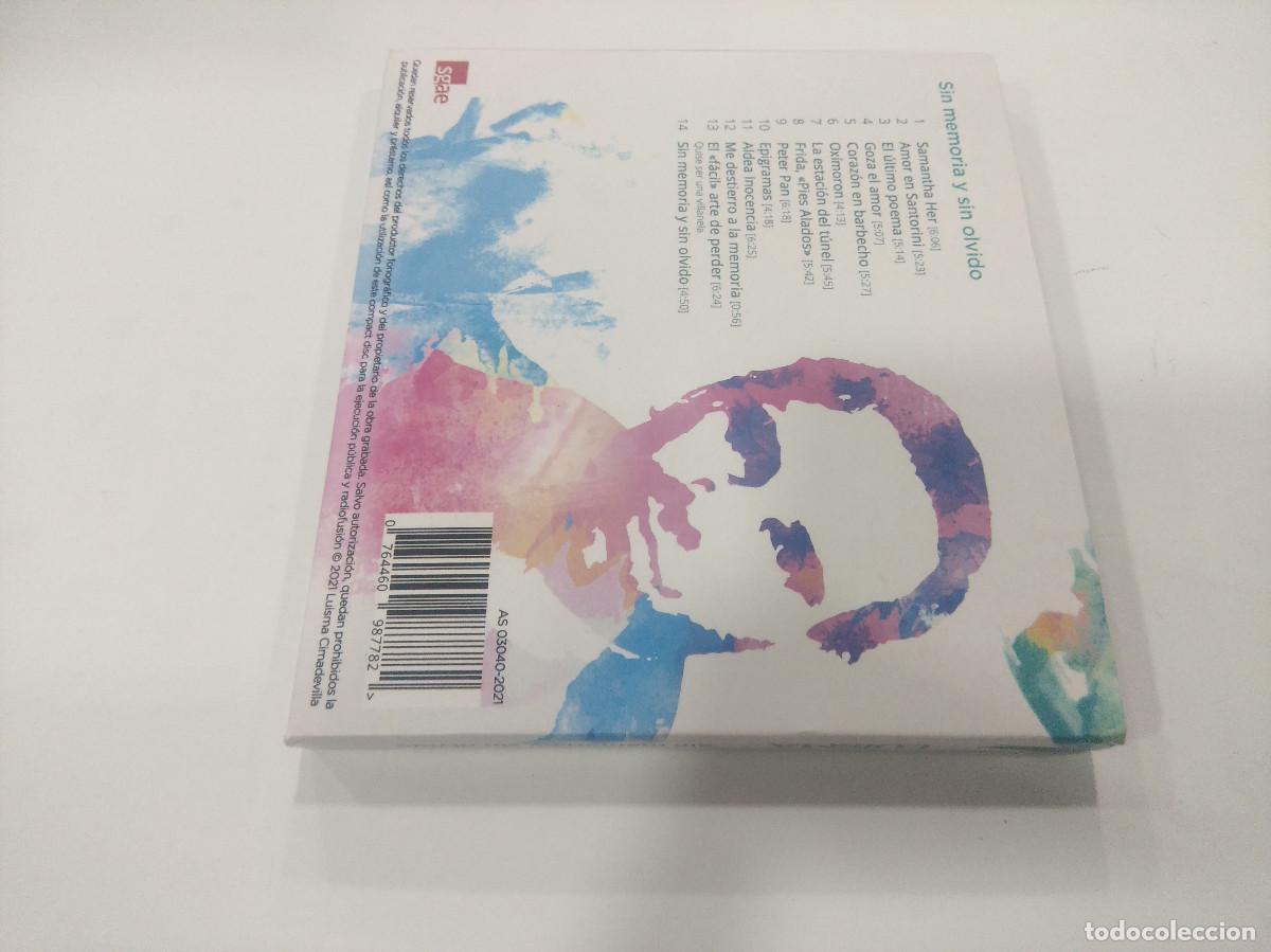 CDs de m&uacute;sica: LUISMA/SIN MEMORIA Y SIN OLVIDO/CD DIGIPAK. - Foto 6