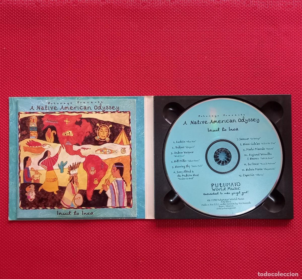 CDs de m&uacute;sica: A NATIVE AMERICAN ODYSSEY PUTUMAYO - Foto 2