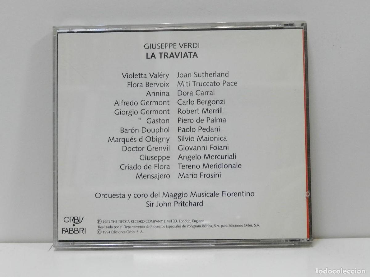 CDs de m&uacute;sica: DISCO CD. Verdi &ndash; La Traviata. COMPACT DISC. - Foto 2