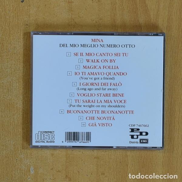 CDs de m&uacute;sica: MINA - DEL MIO MEGLIOO NUMERO OTTO - CD - Foto 2