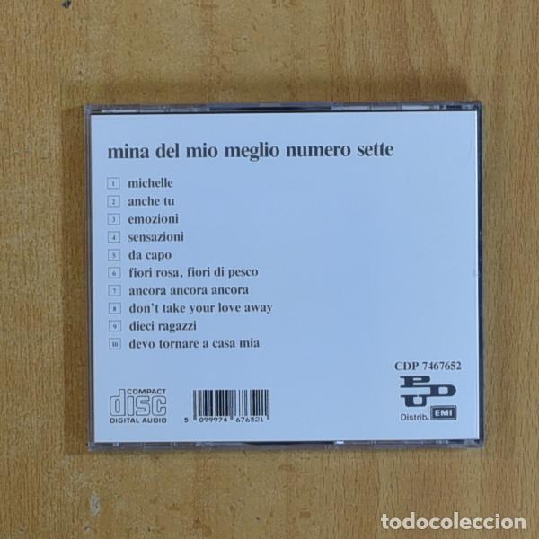 CDs de m&uacute;sica: MINA - DEL MIO MEGLIO NUMERO SETTE - CD - Foto 2