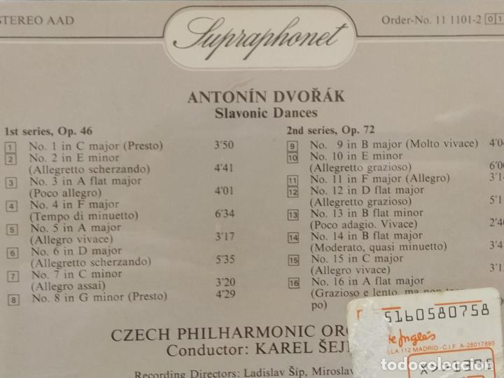 CDs de m&uacute;sica: CD DVORAK - SLAVONIC DANCES (022) - Foto 3