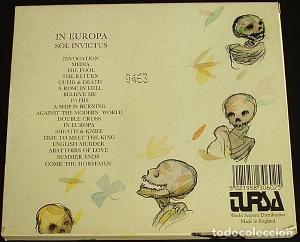 CDs de m&uacute;sica: Sol Invictus &ndash; In Europa - Foto 2