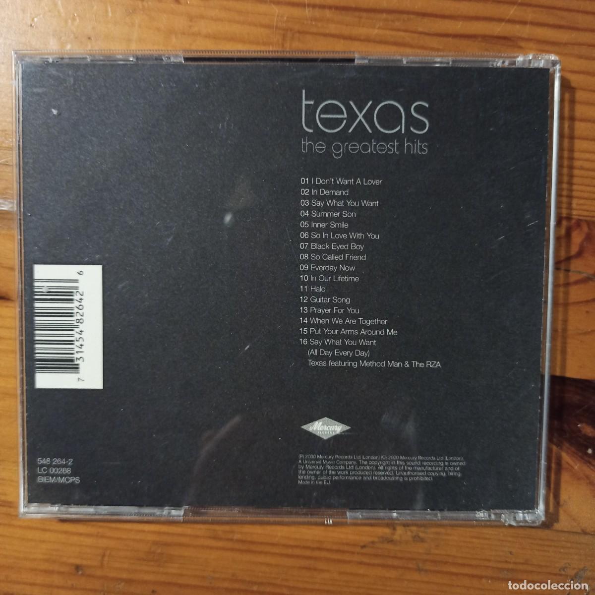 CDs de m&uacute;sica: CD Texas &ndash; The Greatest Hits - Foto 2