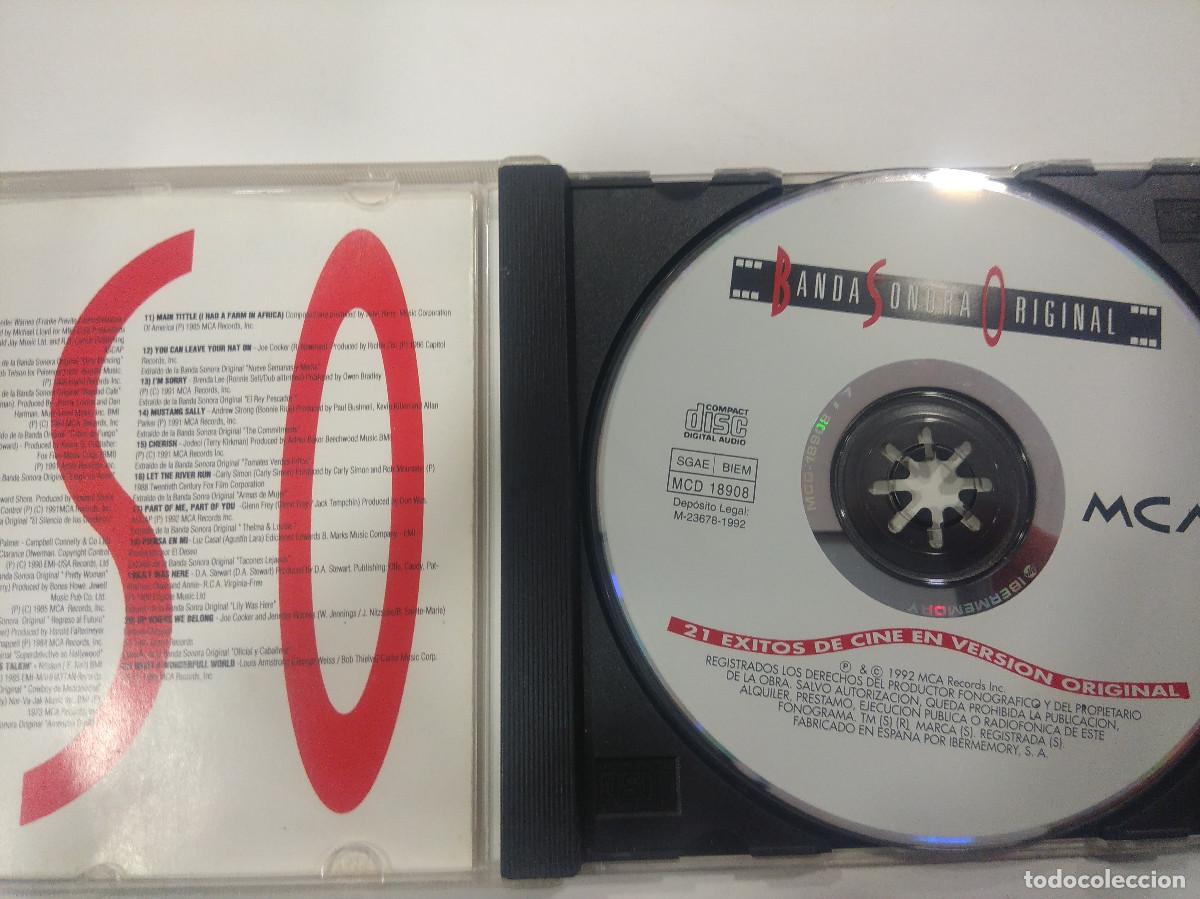 CDs de m&uacute;sica: 21 EXITOS DE CINE EN VERSION ORIGINAL/CD. - Foto 2