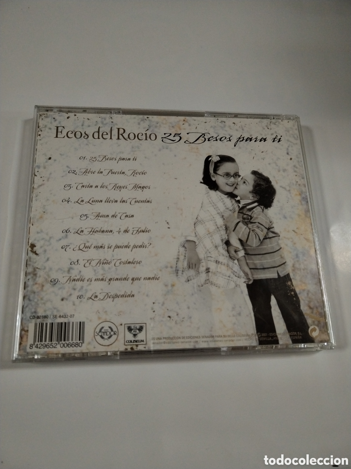 CDs de m&uacute;sica: ECOS DEL ROCIO - 25 BESOS PARA TI. CD - Foto 2