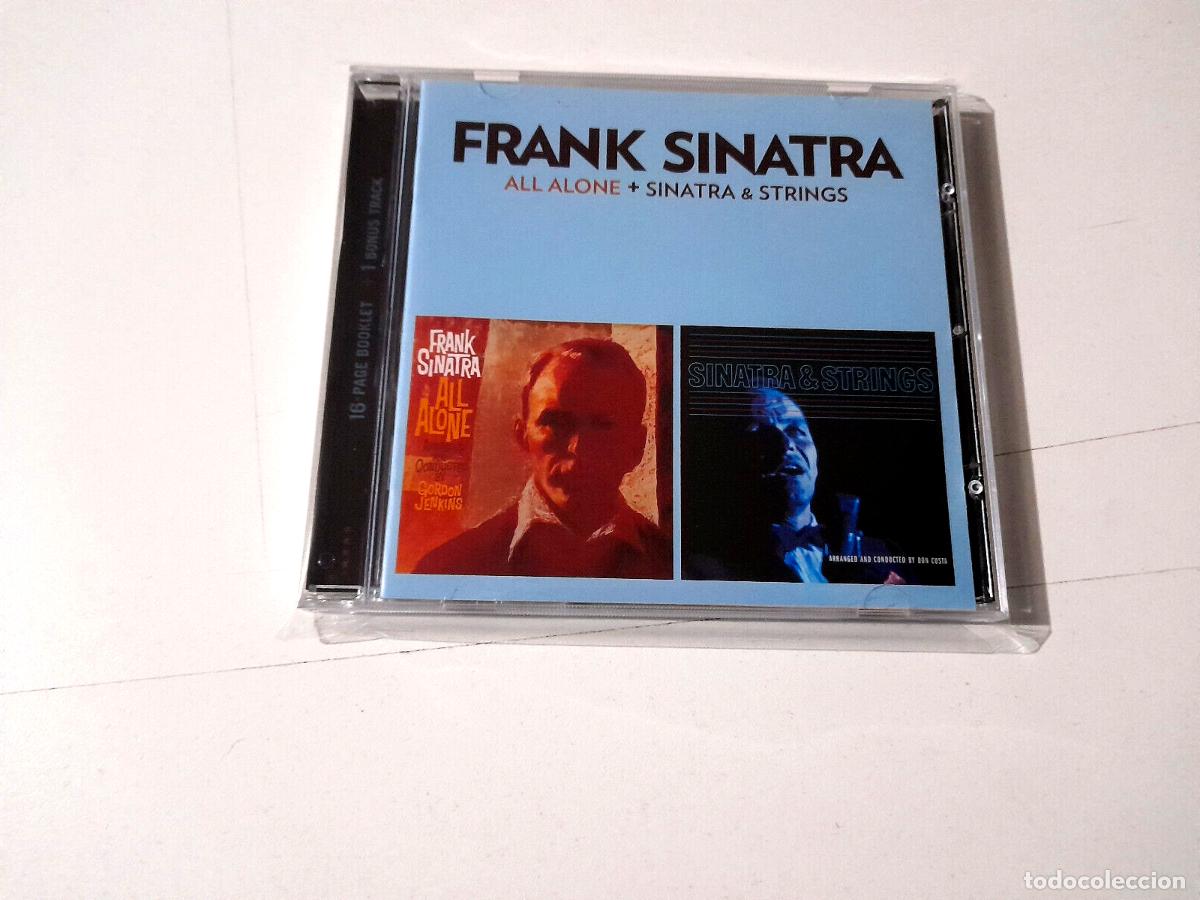 CDs de m&uacute;sica: FRANK SINATRA &rdquo;ALL ALONE +SINATRA & STRINGS&rdquo; CD 22 TRACKS COMO NUEVO - Foto 1