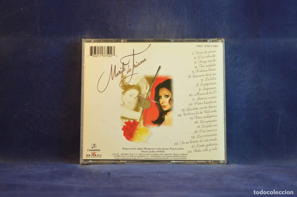 CDs de m&uacute;sica: MARIFE DE TRIANA - COPLAS Y CANTARES - CD - Foto 2