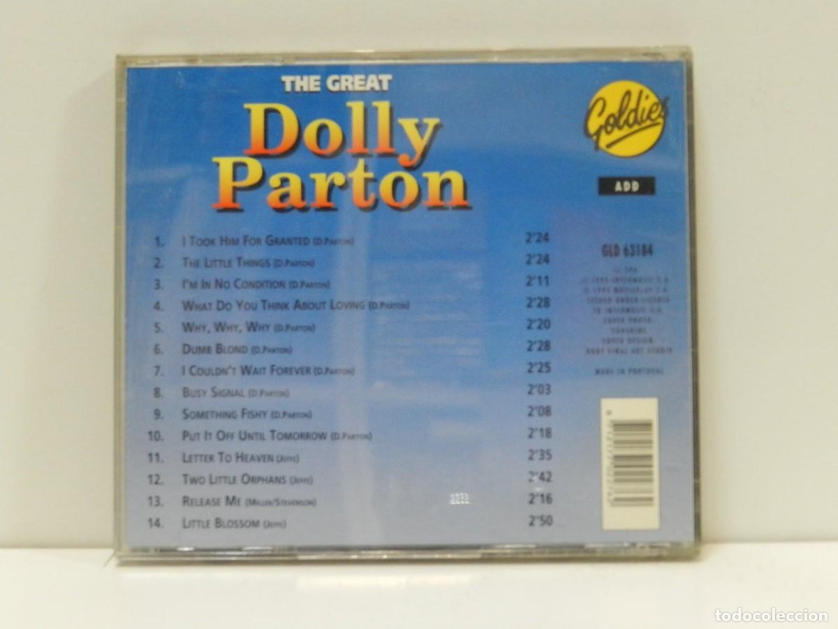 CDs de m&uacute;sica: DISCO CD. Dolly Parton &ndash; The Great Dolly Parton. COMPACT DISC. - Foto 2