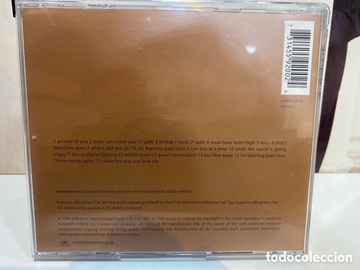 CDs de m&uacute;sica: Boyzone - Where We Belong (CD) - Foto 2