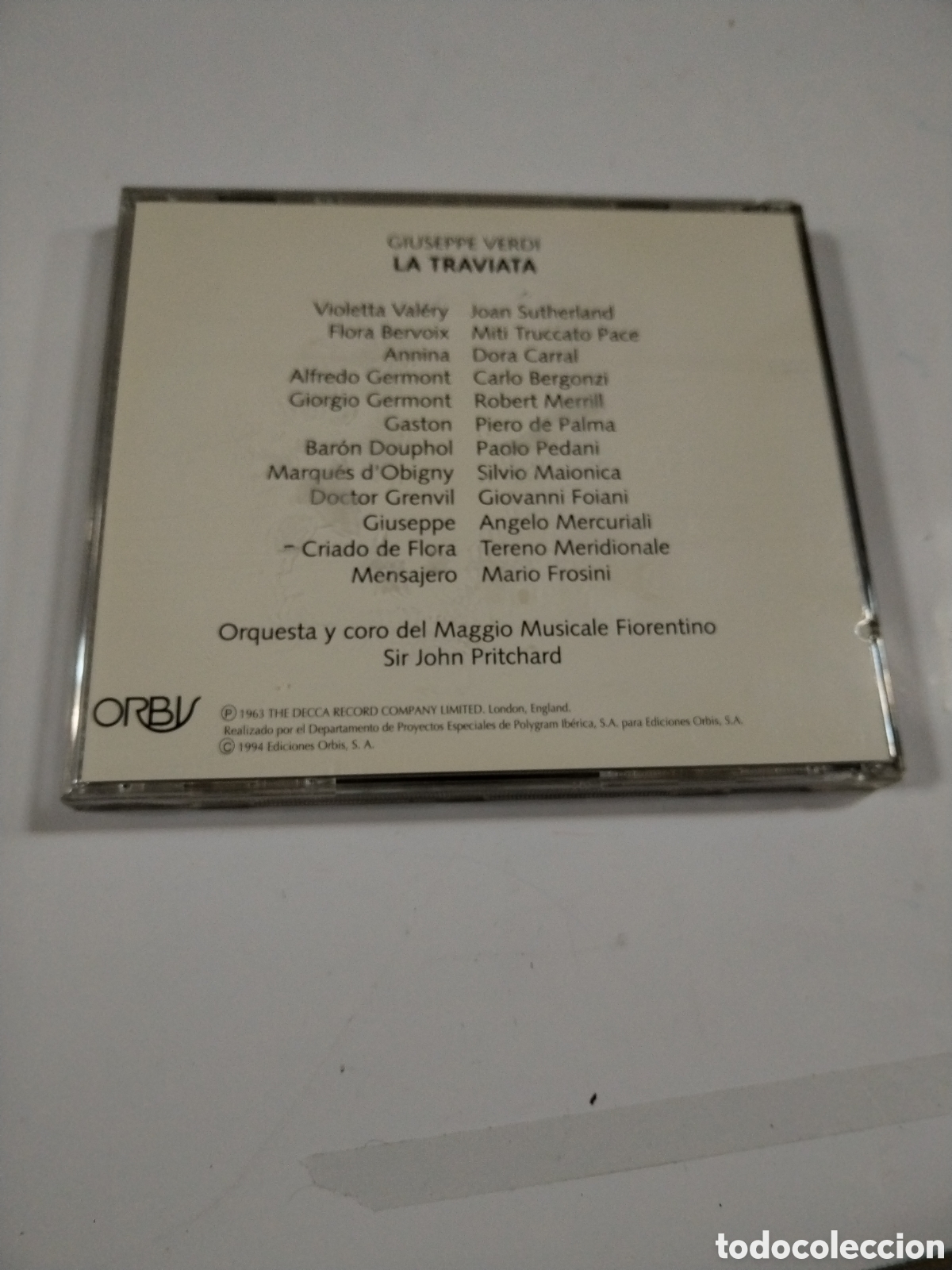CDs de m&uacute;sica: Opera Collection. La Traviata 1&ordf; Parte. CD - Foto 2