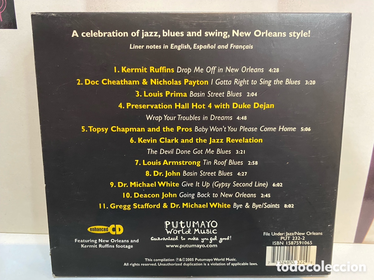 CDs de m&uacute;sica: Putumayo Presents: New Orleans (CD, Comp) - Foto 3
