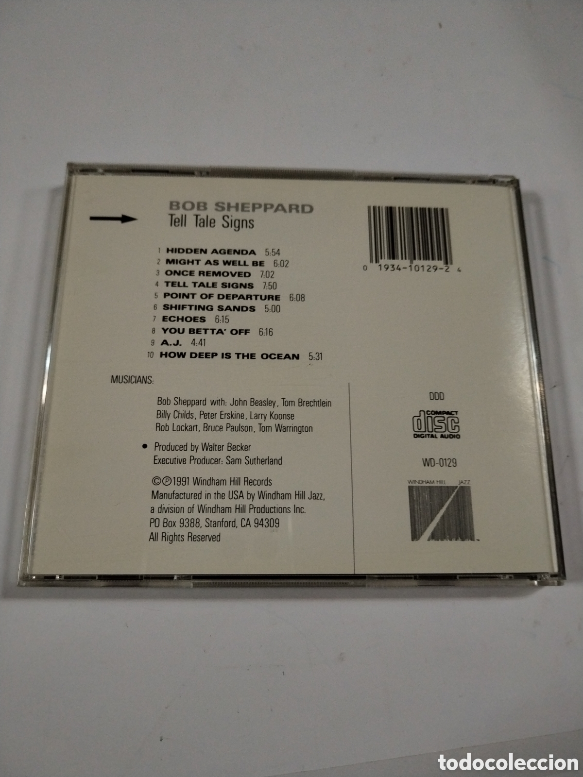 CDs de m&uacute;sica: Bob Sheppard. Tell Tale Signs. CD - Foto 2