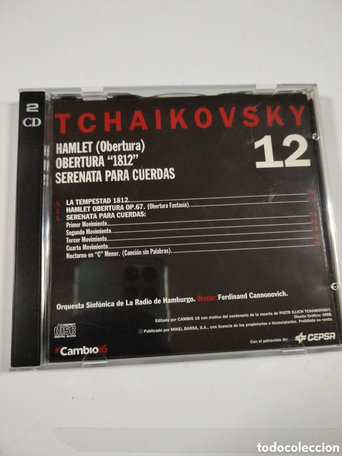 CDs de m&uacute;sica: Tchaikovsky. volumen 12. CD - Foto 1