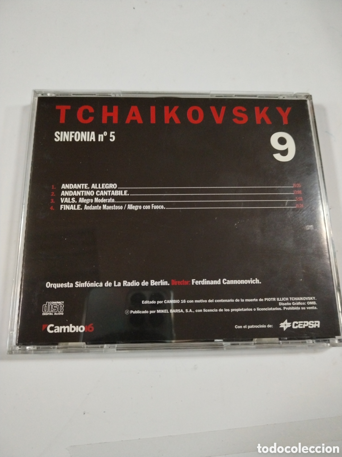 CDs de m&uacute;sica: Tchaikovsky. volumen 10. CD - Foto 2