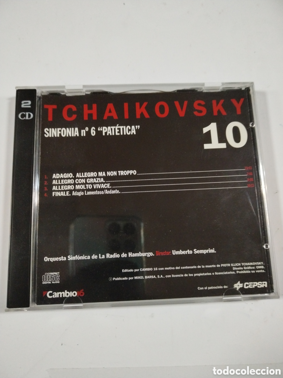CDs de m&uacute;sica: Tchaikovsky. volumen 10. CD - Foto 1