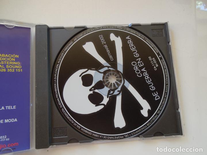 CDs de m&uacute;sica: CORO DE GUERRA EN GUERRA - CARNAVAL 2002 - CD - Foto 2