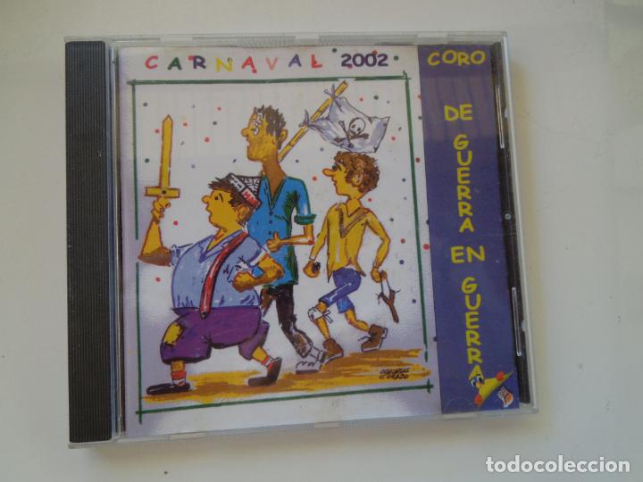 CDs de m&uacute;sica: CORO DE GUERRA EN GUERRA - CARNAVAL 2002 - CD - Foto 1